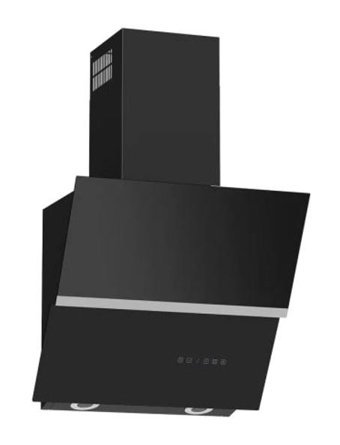 Termikel BB60 Argemon 250 W 550 m3/h 59.8 cm Cam Karbon Filtreli Bacalı Duvar Tipi Damlumbaz Siyah