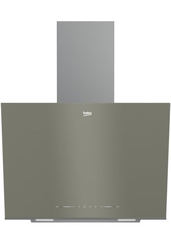 Beko BDE 6040 G 408 m3/h 60 cm Cam Karbon Filtreli Bacasız Duvar Tipi Damlumbaz Gri