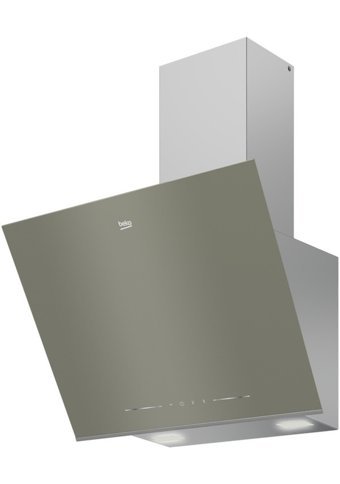 Beko BDE 6040 G 408 m3/h 60 cm Cam Karbon Filtreli Bacasız Duvar Tipi Damlumbaz Gri