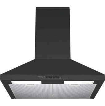 Profilo DVP6R460 95 W 390 m3/h 60 cm Paslanmaz Çelik Bacalı Duvar Tipi Damlumbaz Siyah