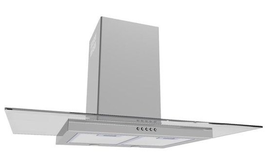 Termikel Fresia XX90 500 m3/h 89.8 cm Cam Karbon Filtreli Bacalı Duvar Tipi Damlumbaz İnox