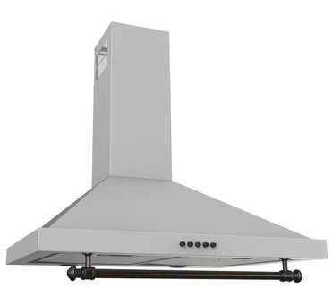 Termikel Gardenya WW60 450 m3/h 59.8 cm Cam Karbon Filtreli Bacalı Duvar Tipi Damlumbaz Gri