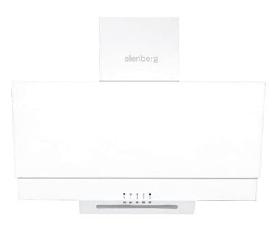 Elenberg ELB-17W 190 W 450 m3/h 600 mm Cam Karbon Filtreli Bacalı Duvar Tipi Damlumbaz Beyaz
