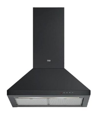 Beko Adp 61420 S 400 m3/h 60 cm Karbon Filtreli Bacasız Duvar Tipi Damlumbaz Siyah