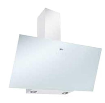 Franke FPJ 915 V WH A Glass Vertical 160 W 560 m3/h 90 cm Cam Bacasız Duvar Tipi Damlumbaz Beyaz