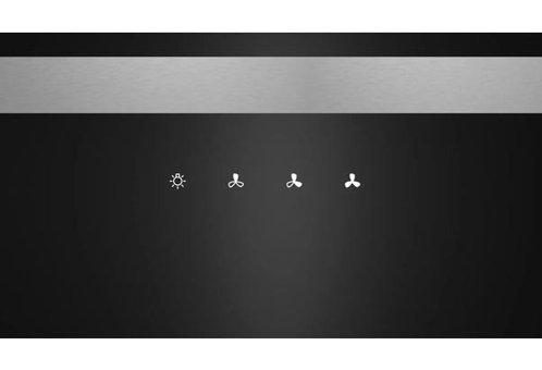 Siemens LC95FCJ60T 165 W 649 m3/h 90 cm Cam Bacalı Duvar Tipi Damlumbaz Siyah