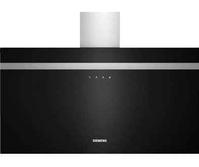 Siemens LC95FCJ60T 165 W 649 m3/h 90 cm Cam Bacalı Duvar Tipi Damlumbaz Siyah