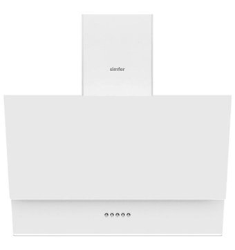 Simfer 8709 140 W 500 m3/h 60 cm Cam Bacalı Duvar Tipi Damlumbaz Beyaz