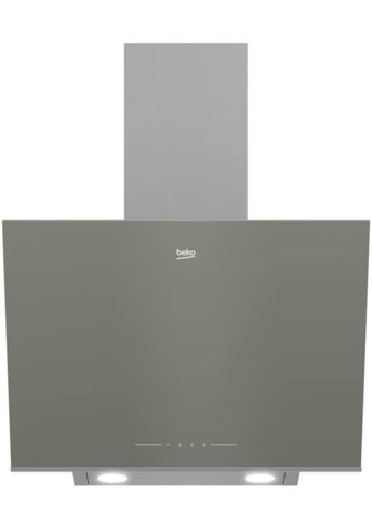 Beko BDE 6060 G 631 m3/h 60 cm Cam Karbon Filtreli Bacasız Duvar Tipi Damlumbaz Gri