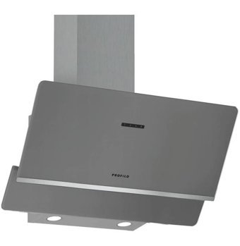 Profilo DVK8J671 638 m3/h 80 cm Cam Bacalı Duvar Tipi Damlumbaz Gri