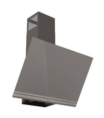 GL General Cleo GLD 056PR 115 W 650 m3/h 60 cm Cam Karbon Filtreli Bacalı Duvar Tipi Damlumbaz Gri