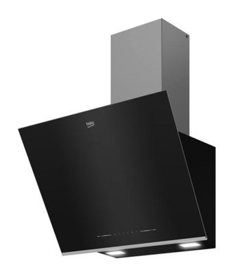 Beko BDE 6062 S 445 m3/h 60 cm Cam Karbon Filtreli Bacasız Duvar Tipi Damlumbaz Siyah