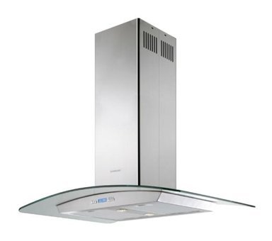 Silverline 4140 İnfinity Isola 281 W 630 m3/h 89.1 cm Cam Karbon Filtreli Bacalı Tavan Tipi Damlumbaz Gri