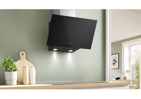 Bosch DWK63PJ61T 120 W 360 m3/h 590 mm Cam Karbon Filtreli Bacalı Duvar Tipi Damlumbaz Siyah