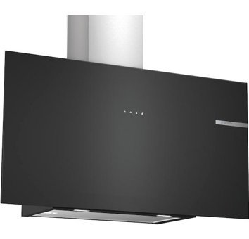 Bosch DWF95AJ60T 165 W 650 m3/h 890 mm Cam Karbon Filtreli Bacasız Duvar Tipi Damlumbaz Siyah