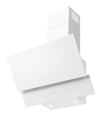 Ukinox Aztec 60 Modern 450 m3/h 60 cm Cam Karbon Filtreli Bacalı Duvar Tipi Damlumbaz Beyaz