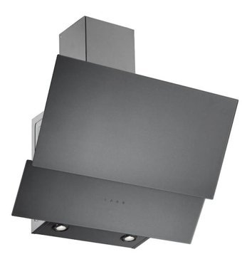 Eminçelik CH 1454 RC G60 650 m3/h 60 cm Cam Karbon Filtreli Bacalı Duvar Tipi Damlumbaz Gri
