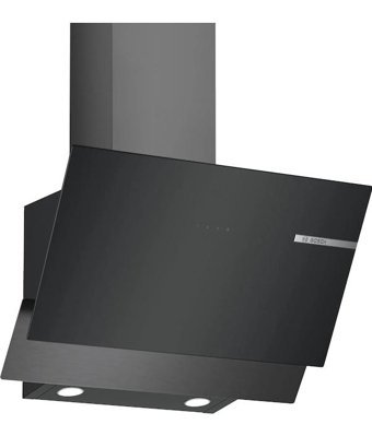 Bosch DWK65AD30R 210 W 616 m3/h 596 mm Cam Duvar Tipi Damlumbaz Siyah