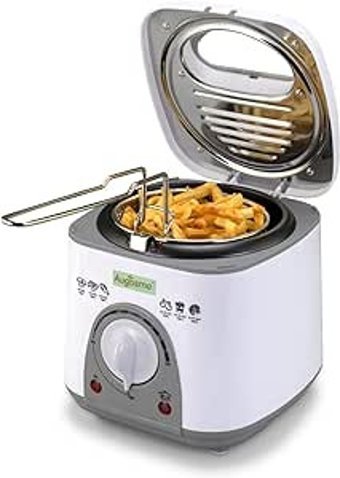 Augosma Aug-Fryer 1 lt Tek Hazneli Yağlı Fritöz Beyaz