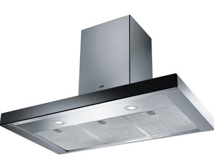 Franke Crystal FCR 925 TC BK XS 250 W 690 m3/h 90 cm Metal Karbon Filtreli Bacalı Tavan Tipi Damlumbaz Siyah