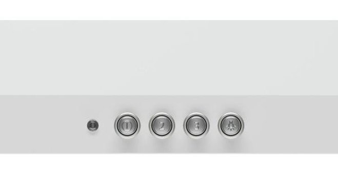 Profilo DVP6C420 125 W 384 m3/h 60 cm Bacalı Duvar Tipi Damlumbaz Beyaz