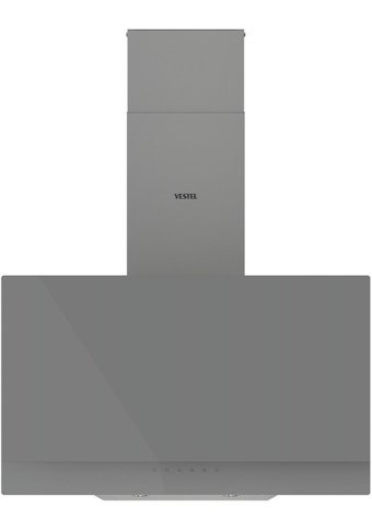Vestel AD-63330 G 640 m3/h 60 cm Cam Karbon Filtreli Bacalı Duvar Tipi Damlumbaz Gri