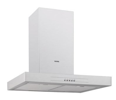 Vestel AD-6021 YX 190 W 625 m3/h 60 cm Paslanmaz Çelik Karbon Filtreli Bacalı Duvar Tipi Damlumbaz Gri