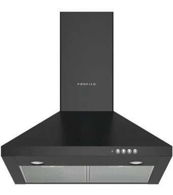 Profilo DVP6C461 125 W 380 m3/h 60 cm Paslanmaz Çelik Bacalı Duvar Tipi Damlumbaz Siyah