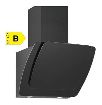 Silverline Misto 3373 201 W 726 m3/h 59.6 cm Cam Karbon Filtreli Bacalı Duvar Tipi Damlumbaz Gri