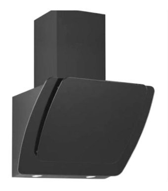 Silverline Misto 3373 201 W 726 m3/h 59.6 cm Cam Karbon Filtreli Bacalı Duvar Tipi Damlumbaz Gri