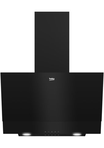 Beko BDE 6050 S 400 m3/h 60 cm Cam Karbon Filtreli Bacasız Duvar Tipi Damlumbaz Siyah
