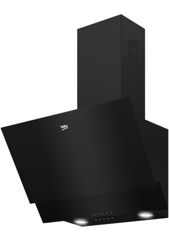 Beko BDE 6050 S 400 m3/h 60 cm Cam Karbon Filtreli Bacasız Duvar Tipi Damlumbaz Siyah