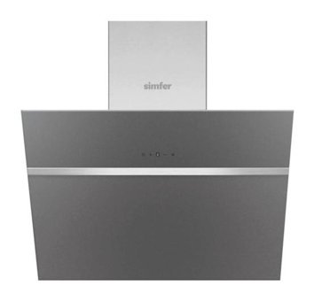 Simfer 8613 500 m3/h Cam Karbon Filtreli Bacalı Duvar Tipi Damlumbaz Gri