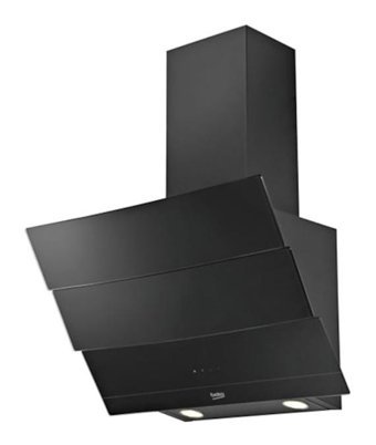 Beko ADE 62540 S 537 m3/h 60 cm Cam Karbon Filtreli Bacasız Duvar Tipi Damlumbaz Siyah