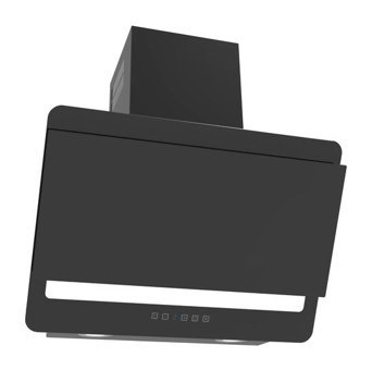 Termikel Morelle BB60 550 m3/h 59.8 cm Cam Karbon Filtreli Bacalı Duvar Tipi Damlumbaz Siyah