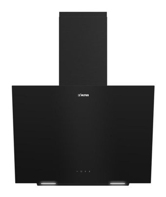 Altus ALA 570 B 408 W 408 m3/h 59.6 cm Cam Karbon Filtreli Bacasız Duvar Tipi Damlumbaz Siyah