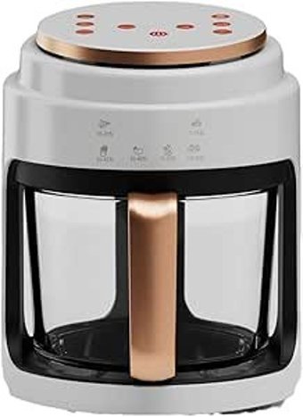 Nqyzzfd Airfryer 4 lt Izgara Yapan Yağsız Sıcak Hava Fritözü Beyaz