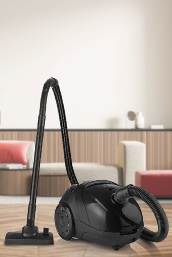 Goldmaster Titiz 700 W Yatay Toz Torbalı Süpürge Siyah