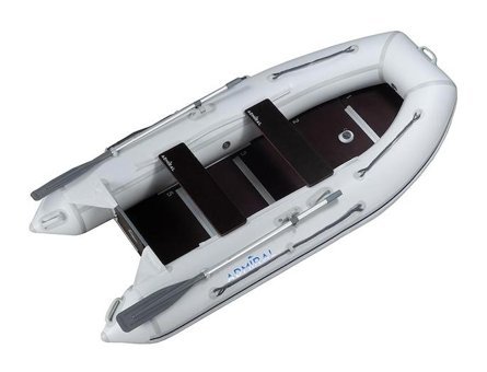 Admiral 2.90 m Ahşap Tabanlı 3 Kişilik Şişme Bot Beyaz