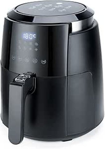 Wilfa AF1B-350 Airfryer 3.5 lt Tek Hazneli Led Ekranlı Sıcak Hava Fritözü Siyah