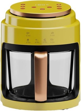 Nqyzzfd Airfryer 4 lt Izgara Yapan Yağsız Sıcak Hava Fritözü Sarı