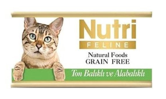 Nutri Feline Yetişkin Alabalık-Ton Balığı Yaş Kedi Maması 6x85 gr