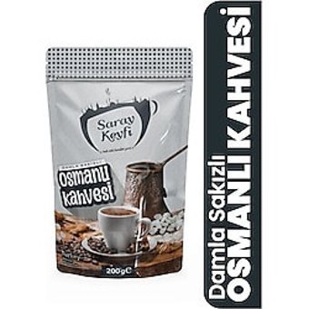 Saray Kahve Damla Sakızlı Orta Kavrulmuş Türk Kahvesi 4x200 gr