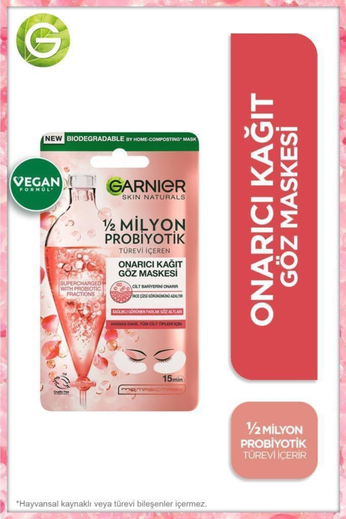 Garnier 1/2 Milyon Probiyotik Göz Altı Kağıt Göz Maskesi