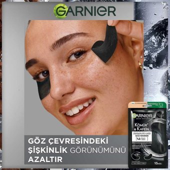Garnier Kömür Kafein Göz Çevresi Kağıt Göz Maskesi