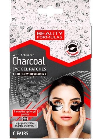 Beauty Formulas Kömürlü Göz Çevresi Jel Göz Maskesi 6 Adet