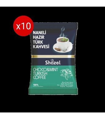 Shazel Naneli Türk Kahvesi 10x100 gr
