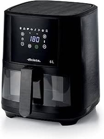 Ariete 4626 Airfryer 6 lt Tek Hazneli Sıcak Hava Fritözü Siyah