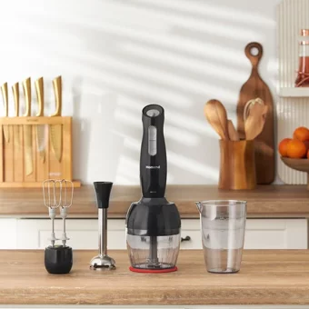 Homend 1909H 1000 W Blender Seti Kırmızı-Siyah