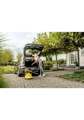 Karcher WD 5 V-25/6/22 EU 1100 W Dikey Toz Torbalı Süpürge Sarı - Siyah